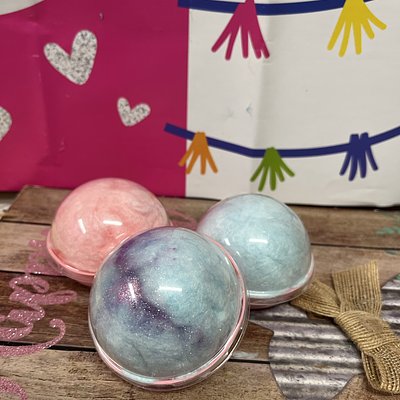 Cotton Candy Glitter Bombs